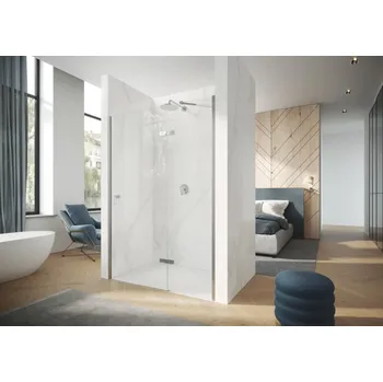 Sprchové dveře Hüppe 90x190 Design Pure, černá, 8P0702.123.322