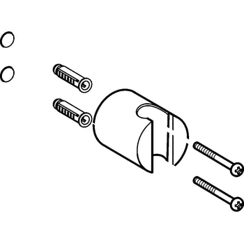 Sprchový držák HANSA držák sprchy chrom 59914178