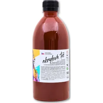 Vodová barva Akrylátová tuš světle hnědá - 500 g