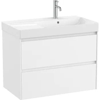 Koupelnový nábytek Koupelnová skříňka s umyvadlem Roca ONA 80x64,5x46 cm bílá mat ONA802ZBMP