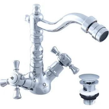 Vodovodní baterie Bidetová baterie RAV SLEZÁK Morava s clic-clacem chrom MK321.5/9