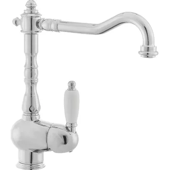 Vodovodní baterie Dřezová baterie Paffoni Ricordi s otočným raménkem chrom FME181