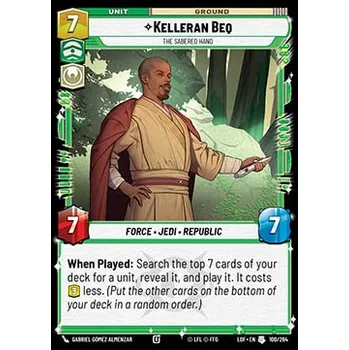 Sběratelská karetní hra Kelleran Beq 100/264 - Legends of the Force Typ karty: Standard