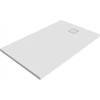 Sprchová vanička obdélníková Hüppe EasyFlat 170x80 cm litý mramor bílá matná EF0226.083