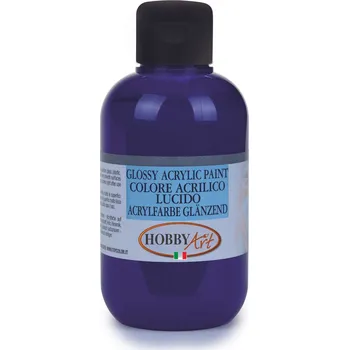 Vodová barva Akrylová barva Hobby Art, lesklá 250 ml - fialová