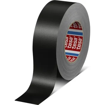 Lepicí páska Tesa 4688 PE - textilní vodotěsná páska, černá