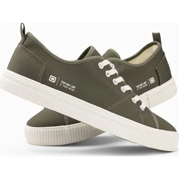 Pánské tenisky Ombre OM-FOTL-0145 olivové, 40