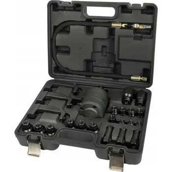 Stahovák Pneumatický stahovák vstřikovačů, s adaptéry + 3 háky, MGS01382