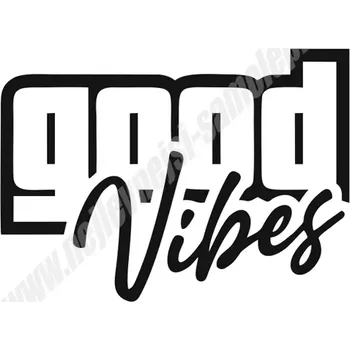 Samolepicí dekorace na vozidlo Samolepka Good Vibes