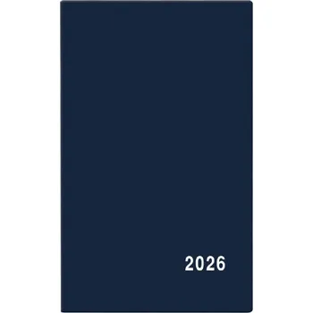 Diář Baloušek, s.r.o. TÝDENNÍ DIÁŘ ALOIS - PVC - 2026 - ŠITÁ VAZBA PVC - modrá