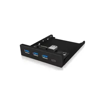 USB hub IcyBox IB-HUB1418-i3 USB Hub černá (IB-HUB1418-i3)