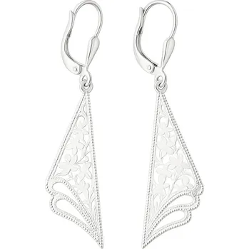 Náušnice Stříbrné náušnice - visací