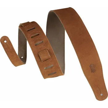 Kytarový popruh Levy's Simply Suede 2,5 Honey Kytarový pás