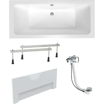 Umyvadlo Obdélníková vana Laguna Nora Plus 160x75 cm akrylát levá i pravá SIKONO1600APNPC - SIKONO1600APNPC