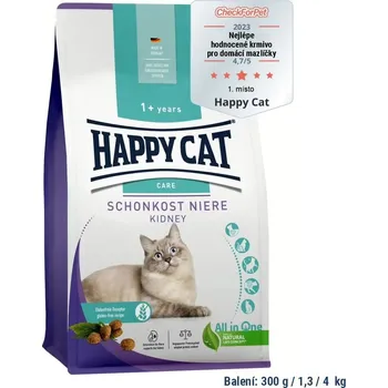 Krmivo pro kočku Happy Cat Care Schonkost Niere / Ledviny 1,3 kg