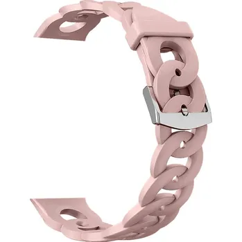 Příslušenství k chytrým hodinkám Madvell Silikonový řemínek Bloom růžová lilie 22mm