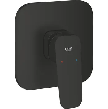 Vodovodní baterie Sprchová baterie GROHE Cubeo bez podomítkového tělesa černá matná 1017772430