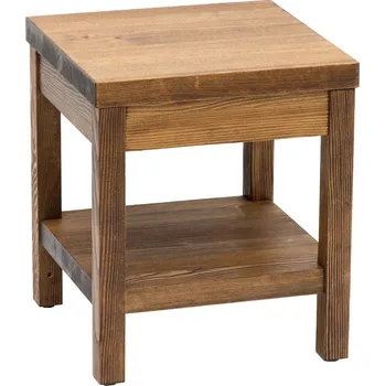 Stolička s poličkou Naturel Country 40x46x40 cm palisandr COUNTRYST40PA