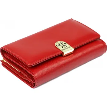 Stylová dámská kožená peněženka Nora, červená