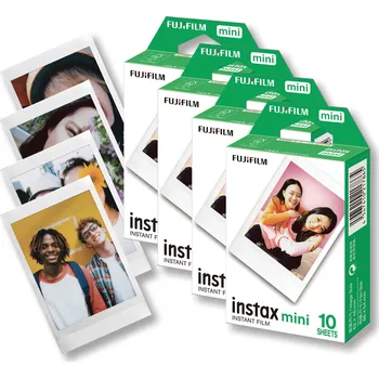 Fujifilm Instax Mini film 40ks + MINI Photo Sticker Deko Frame 20ks