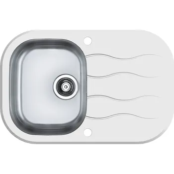 Nerezový dřez Alveus WAVE 20 bílý F + 5 % sleva v košíku s kódem SLEVA5