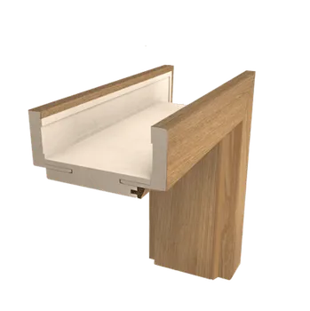 Zárubeň Obložková zárubeň Naturel 80 cm pro tloušťku stěny 22-24 cm jilm levá O8J80L