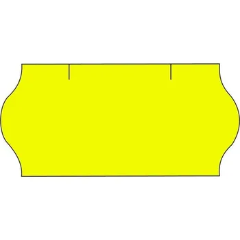 Samolepící etiketa Etikety do etiketovacích kleští CONTACT 26 ×12 mm - žluté