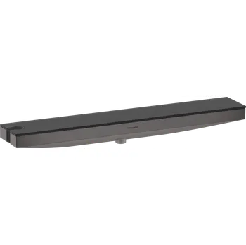 Vodovodní baterie Podomítkový vývod Hansgrohe Rainfinity s poličkou kartáčovaný černý chrom 26843340