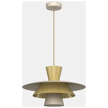 Závěsné svítidlo 3171 PLATO I lustr béžovo-zlatý mat