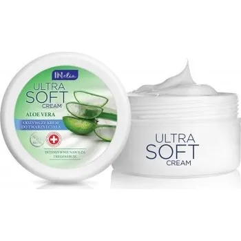 Tělový krém INELIA Ultra soft vyživující krém na tvář a tělo aloe vera 200ml