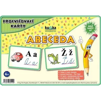 Procvičovací karty - abeceda A5 (21x15 cm)