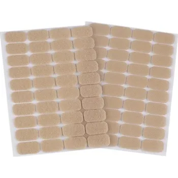 Zip Suchý zip, samolepicí obdélník, BÉŽOVÝ 8,5 x 11 cm - 20 párů