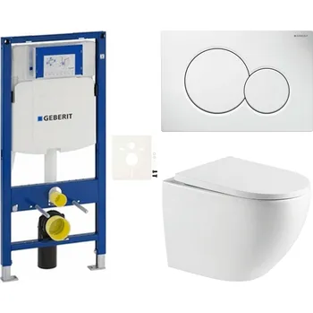 Bidet Závěsný wc set do lehkých stěn / předstěnová SAT SIKOGESTOR67S01