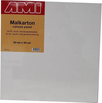 Malířské plátno Šepsované plátno na lepence AMI, 30 × 30 cm