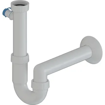 Sifon Dřezový sifon MULTI 6/4" x 40 mm s odbočkou bílý DREZSIFON6440ODB