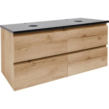 Koupelnový nábytek Koupelnová skříňka s krycí deskou SAT B-Way 119x50x45 cm dub mat BWAY2120OAKZ