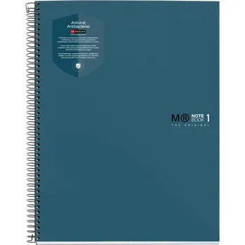 Blok Spirálový blok Antiviral A5, 80 listů, 90 g, linkovaný - Ocean