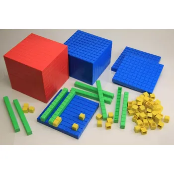 Výuková hračka Wissner Sada desetinných aritmetických čísel 121 ks