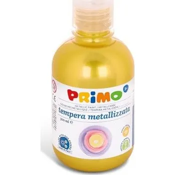 Vodová barva Temperová barva Primo metalická - 300 ml - žlutá
