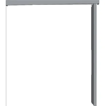 Posuvný systém na tunel Naturel pro dveře 70 cm šedá matná POSUVNTSM70