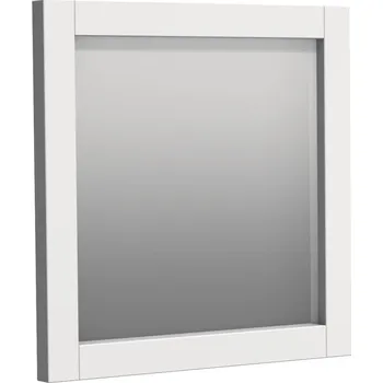 Zrcadlo Naturel Ratio 70x70 cm bílá lesk RAMZR.70.A0016