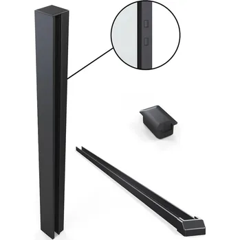 Speciální profil pro doplňky SAT, černá, SATWIDOPLPROFILC