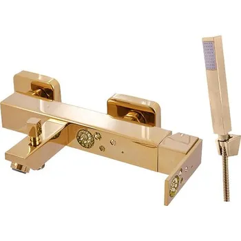 Vodovodní baterie Vanová baterie RAV SLEZÁK se sprchovým setem 150 mm chrom ROYAL1054.5/1