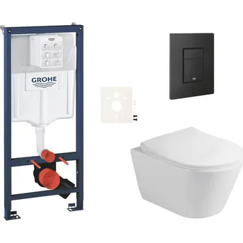 Bidet Závěsný wc set do lehkých stěn / předstěnová montáž Glacera Ava SIKOGRSAVAEKF0