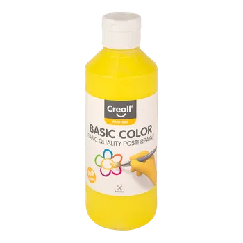 Vodová barva Temperová barva Creall, 250 ml - žlutá
