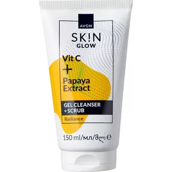 Pleťová maska Čistící pleťový gel a peeling 2v1 s rozjasňujícím účinkem - 150 ml