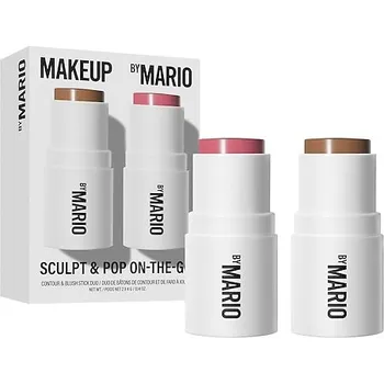 747990-SET MEDIUM & PALE PETAL - Sculpt & Pop On the Go – Konturovací sada - MAKEUP BY MARIO