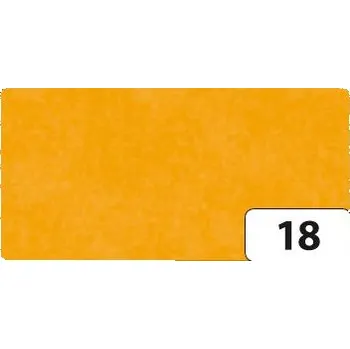 Hedvábný papír 50 × 70 cm, 20 g, 26 listů - barva oranžovo-žlutá