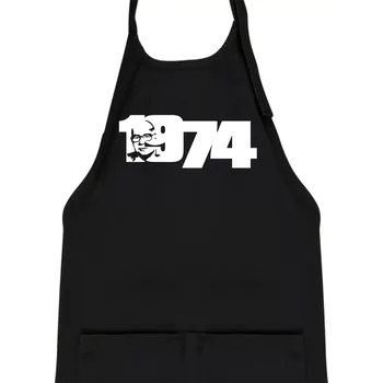 Kuchyňská zástěra Husákovo dítě - 1974 - Dětská zástěra na vaření - Univerzální velikost ( Černá )