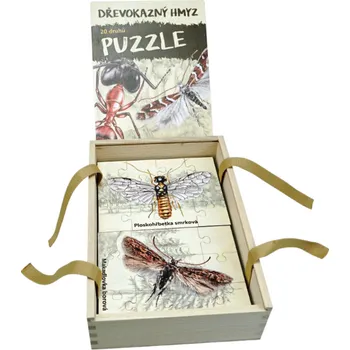 Puzzle Sada puzzle - dřevokazný hmyz